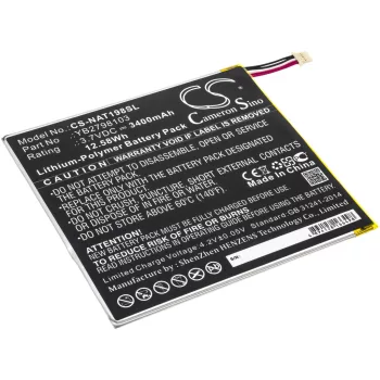   ONN YB2798103 helyettesítő tablet akkumulátor (Li-Polymer, 3.7V, 3400mAh / 12.58Wh) - Utángyártott