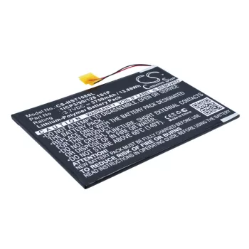   Nuvision 1ICP3/90/128 1S1P helyettesítő tablet akkumulátor (Li-Polymer, 3.7V, 3750mAh / 13.88Wh) - Utángyártott