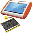 Oregon Scientific 056080CN55 helyettesítő tablet akkumulátor (Li-Polymer, 3.7V, 2900mAh / 10.73Wh) - Utángyártott