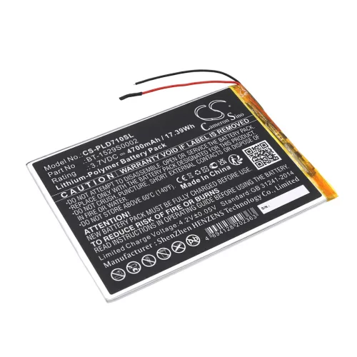 Polaroid BT-1529S0002 helyettesítő tablet akkumulátor (Li-Polymer, 3.7V, 4700mAh / 17.39Wh) - Utángyártott