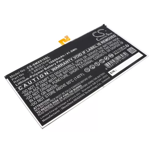 Samsung GH82-31915A helyettesítő tablet akkumulátor (Li-Polymer, 3.88V, 10800mAh / 41.9Wh) - Utángyártott
