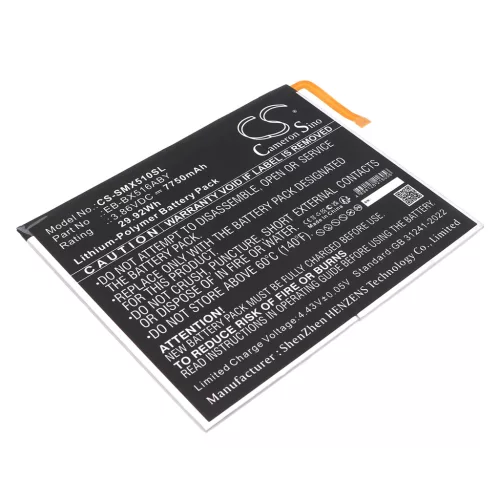 Samsung GH82-32744A helyettesítő tablet akkumulátor (Li-Polymer, 3.86V, 7750mAh / 29.92Wh) - Utángyártott