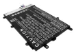 Samsung SP4073B3H helyettesítő tablet akkumulátor (Li-Polymer, 3.85V, 4000mAh / 15.20Wh) - Utángyártott