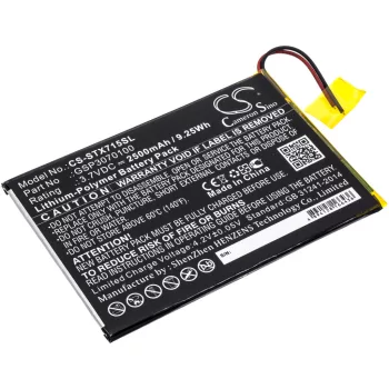   SmarTab GSP3070100 helyettesítő tablet akkumulátor (Li-Polymer, 3.7V, 2500mAh / 9.25Wh) - Utángyártott