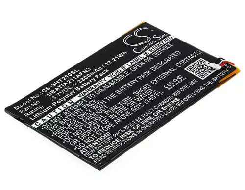 Sharp UBATIA211AFN3 helyettesítő tablet akkumulátor (Li-Polymer, 3.7V, 3300mAh / 12.21Wh) - Utángyártott