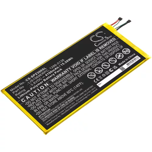 Sony LIS1569ERPC helyettesítő tablet akkumulátor (Li-Polymer, 3.8V, 4100mAh / 15.58Wh) - Utángyártott
