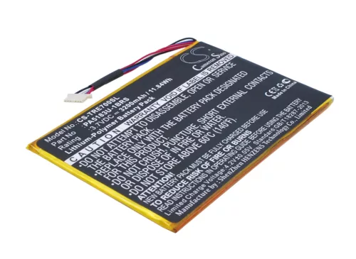 Toshiba PA5183U-1BRS helyettesítő tablet akkumulátor (Li-Polymer, 3.7V, 3200mAh / 11.84Wh) - Utángyártott