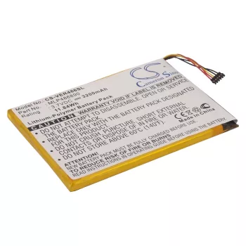   ViewSonic MLP486890 helyettesítő tablet akkumulátor (Li-Polymer, 3.7V, 3200mAh / 11.84Wh) - Utángyártott