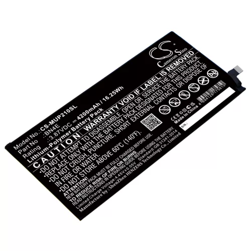 Xiaomi BN4E helyettesítő tablet akkumulátor (Li-Polymer, 3.87V, 4200mAh / 16.25Wh) - Utángyártott