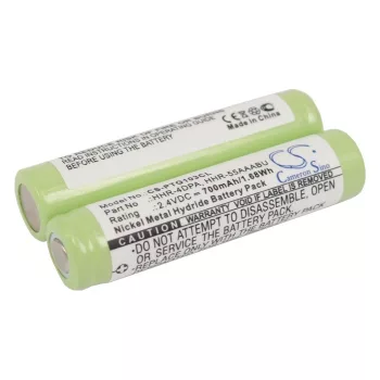   Panasonic HHR-55AAABU helyettesítő mobiltelefon akkumulátor (Ni-MH, 2.4V, 700mAh / 1.68Wh) - Utángyártott