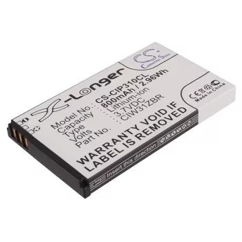   Cisco CIW31ZBR helyettesítő mobiltelefon akkumulátor (Li-ion, 3.7V, 800mAh / 2.96Wh) - Utángyártott