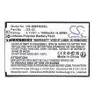 Grandstream GS-02 helyettesítő mobiltelefon akkumulátor (Li-Polymer, 3.7V, 1800mAh / 6.66Wh) - Utángyártott