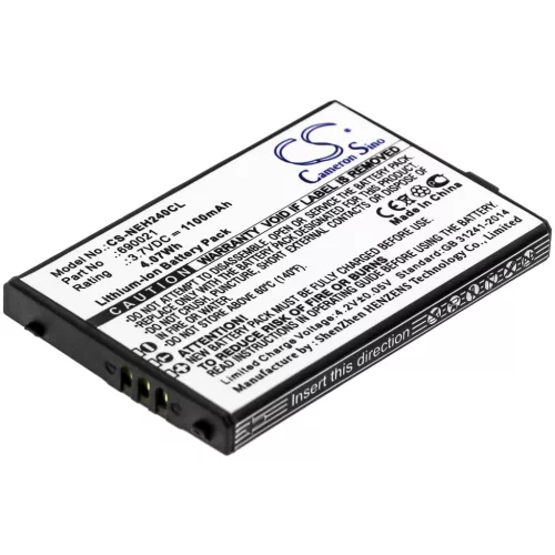 NEC 690021 helyettesítő mobiltelefon akkumulátor (Li-ion, 3.7V, 1100mAh / 4.07Wh) - Utángyártott
