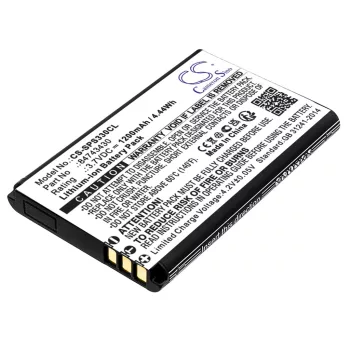   Spectralink BT229865 helyettesítő mobiltelefon akkumulátor (Li-ion, 3.7V, 1200mAh / 4.44Wh) - Utángyártott