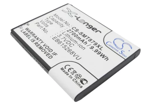 Samsung EB615268VUCST helyettesítő mobiltelefon akkumulátor (Li-ion, 3.7V, 2700mAh / 9.99Wh) - Utángyártott