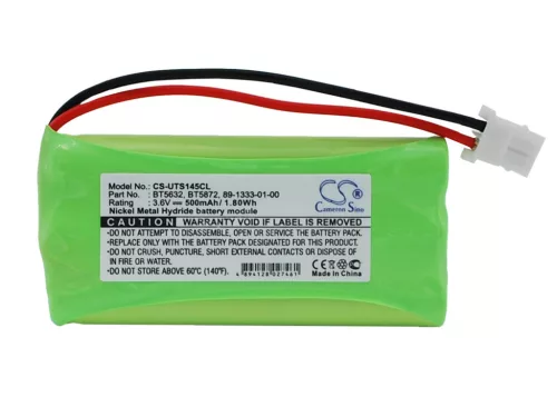 Uniden BT5632, BT5872 helyettesítő mobiltelefon akkumulátor (Ni-MH, 3.6V, 500mAh / 1.80Wh) - Utángyártott