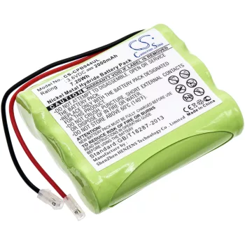   Universel AA x 3 készülékhez mobiltelefon akkumulátor (Ni-MH, 3.6V, 2000mAh / 7.20Wh) - Utángyártott