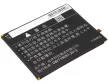 360 QK-392 helyettesítő mobiltelefon akkumulátor (Li-Polymer, 3.85V, 3600mAh / 13.86Wh) - Utángyártott