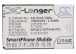 Acer VK365072AR helyettesítő mobiltelefon akkumulátor (Li-ion, 3.7V, 1500mAh / 5.55Wh) - Utángyártott