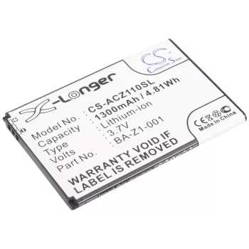   Acer BA-Z1-003 helyettesítő mobiltelefon akkumulátor (Li-ion, 3.7V, 1300mAh / 4.81Wh) - Utángyártott