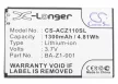 Acer BA-Z1-003 helyettesítő mobiltelefon akkumulátor (Li-ion, 3.7V, 1300mAh / 4.81Wh) - Utángyártott