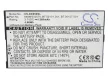 Acer BT.00107.001 helyettesítő mobiltelefon akkumulátor (Li-ion, 3.7V, 1260mAh / 4.66Wh) - Utángyártott