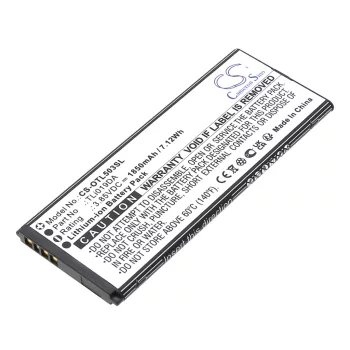   Alcatel TLi019DA helyettesítő mobiltelefon akkumulátor (Li-ion, 3.85V, 1850mAh / 7.12Wh) - Utángyártott