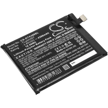   Alcatel TLp048A7 helyettesítő mobiltelefon akkumulátor (Li-Polymer, 3.85V, 4300mAh / 16.56Wh) - Utángyártott