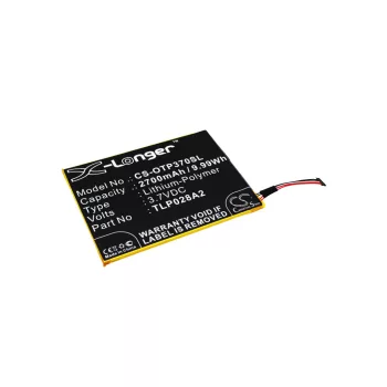   Alcatel TLP028A2 helyettesítő mobiltelefon akkumulátor (Li-Polymer, 3.7V, 2700mAh / 9.99Wh) - Utángyártott