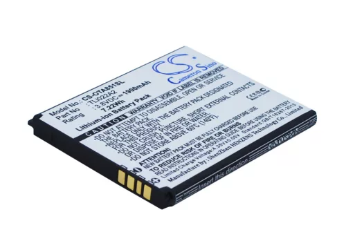 Alcatel TLi022A2 helyettesítő mobiltelefon akkumulátor (Li-ion, 3.8V, 1900mAh / 7.22Wh) - Utángyártott
