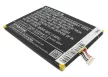 Alcatel TLp018C4 helyettesítő mobiltelefon akkumulátor (Li-Polymer, 3.7V, 1800mAh / 6.66Wh) - Utángyártott