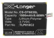 Alcatel TLp018C4 helyettesítő mobiltelefon akkumulátor (Li-Polymer, 3.7V, 1800mAh / 6.66Wh) - Utángyártott
