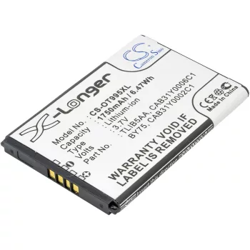   Alcatel TLiB5AD helyettesítő mobiltelefon akkumulátor (Li-ion, 3.7V, 1750mAh / 6.48Wh) - Utángyártott