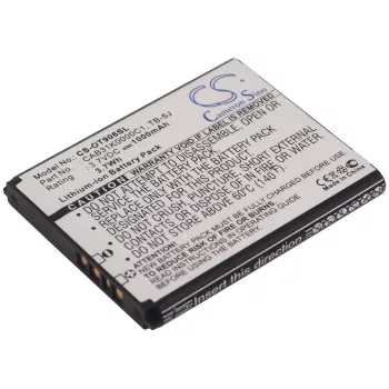   Alcatel TB-5J helyettesítő mobiltelefon akkumulátor (Li-ion, 3.7V, 1000mAh / 3.7Wh) - Utángyártott