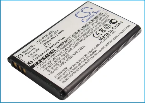 Alcatel CAB3080010C1 helyettesítő mobiltelefon akkumulátor (Li-ion, 3.7V, 1050mAh / 3.88Wh) - Utángyártott
