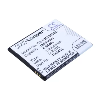   KAZAM TH345L-XDFBK0002256 helyettesítő mobiltelefon akkumulátor (Li-ion, 3.8V, 1800mAh / 6.84Wh) - Utángyártott