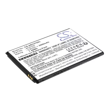   Archos AC570X helyettesítő mobiltelefon akkumulátor (Li-ion, 3.8V, 2000mAh / 7.60Wh) - Utángyártott