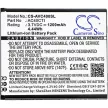 Archos AC40CTI helyettesítő mobiltelefon akkumulátor (Li-ion, 3.7V, 1200mAh / 4.44Wh) - Utángyártott