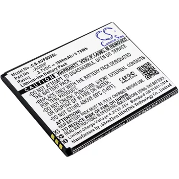   Archos AC50FNEV helyettesítő mobiltelefon akkumulátor (Li-ion, 3.7V, 1000mAh / 3.70Wh) - Utángyártott