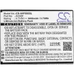 Archos AC50FNEV helyettesítő mobiltelefon akkumulátor (Li-ion, 3.7V, 1000mAh / 3.70Wh) - Utángyártott