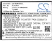Archos BS975 helyettesítő mobiltelefon akkumulátor (Li-ion, 3.8V, 1900mAh / 7.22Wh) - Utángyártott