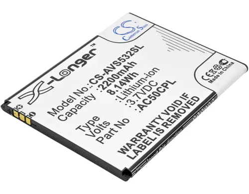 Archos BSE70H helyettesítő mobiltelefon akkumulátor (Li-ion, 3.7V, 2200mAh / 8.14Wh) - Utángyártott