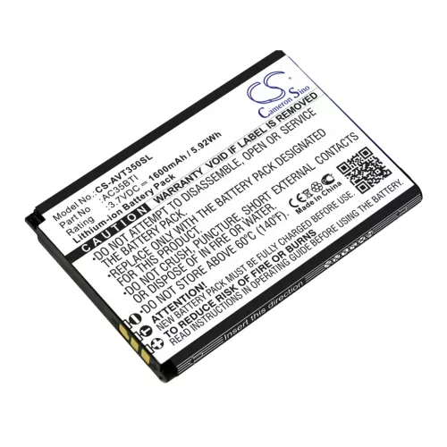 Archos AC35BTI helyettesítő mobiltelefon akkumulátor (Li-ion, 3.7V, 1600mAh / 5.92Wh) - Utángyártott