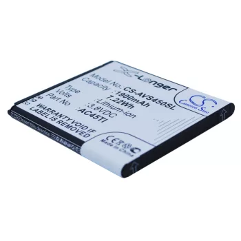   Archos AC45TI helyettesítő mobiltelefon akkumulátor (Li-ion, 3.8V, 1900mAh / 7.22Wh) - Utángyártott