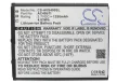 Archos AC40bTI helyettesítő mobiltelefon akkumulátor (Li-ion, 3.7V, 1250mAh / 4.63Wh) - Utángyártott