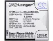 Asus C11P1403 helyettesítő mobiltelefon akkumulátor (Li-Polymer, 3.7V, 1700mAh / 6.29Wh) - Utángyártott