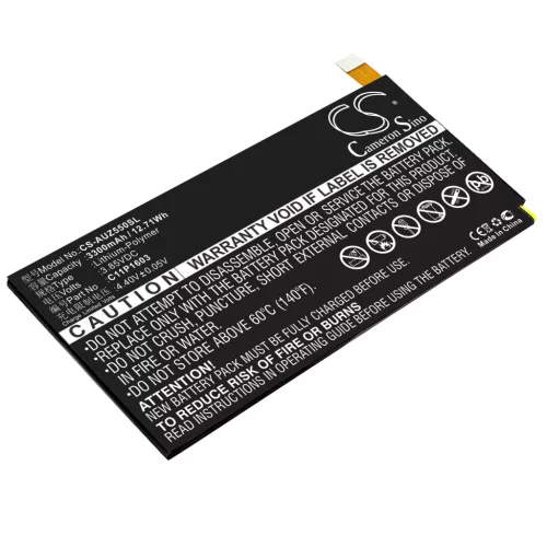 Asus C11P1603 ( 1ICP4/59/115 ) helyettesítő mobiltelefon akkumulátor (Li-Polymer, 3.85V, 3300mAh / 12.71Wh) - Utángyártott