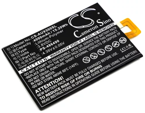 Asus PS-486490 helyettesítő mobiltelefon akkumulátor (Li-Polymer, 3.8V, 4000mAh / 15.20Wh) - Utángyártott