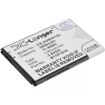   ASUS B11P1510 helyettesítő mobiltelefon akkumulátor (Li-ion, 3.8V, 3000mAh / 11.40Wh) - Utángyártott