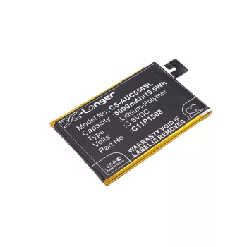  Asus C11P1508 helyettesítő mobiltelefon akkumulátor (Li-Polymer, 3.8V, 5000mAh / 19.00Wh) - Utángyártott
